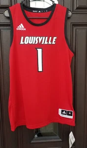 Louisville Cardinals Men's jersey SZ Medium ADIDAS Basketball #1 NCAA - Picture 1 of 11