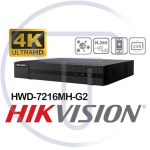 Hikvision Hiwatch DVR HWD-7216MHG2 16 canales 8 megapíxeles híbrido 5 en 1 HDTVI/AHD - Imagen 1 de 2