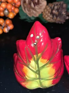2 juegos!! Hojas de arce de otoño decoración de otoño - sal de cerámica - coctelera de pimienta 4 piezas en total - Imagen 1 de 5