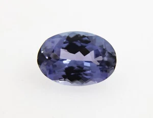 Tanzanite IGI naturale 1,96 ct taglio ovale pulito occhi - Foto 1 di 5