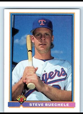 1991 Bowman #268 Steve Buechele Near Mint - Image 1 of 2