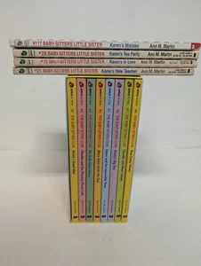 The Baby-Sitters Club by Ann M. Martin, 8 Box Set Good, 4 Little Sister Included - Picture 1 of 11