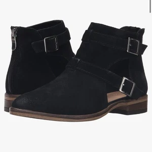 Chinese Laundry Women's 7.5 'Dandie' Suede Pointed Toe Boot Black - Picture 1 of 9