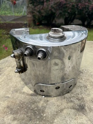 Harley Davidson OEM tanque de aceite cabeza plana cabeza de nudillo el ul ulh 1936 1937 1938 1939 Foto 1 de 4