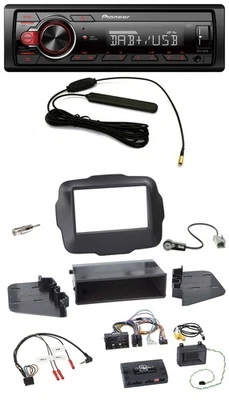 Pioneer MP3 DAB 1DIN Lenkrad USB Autoradio für Jeep Renegade ab 2015 - Bild 1 von 4