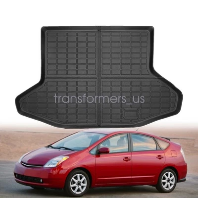 Para Toyota Prius 2003 2004 2005-2009 TPE maletero revestimiento de carga todo clima negro 3D Foto 1 de 4