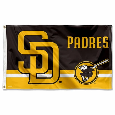 San Diego Padres Logo Insignia Banner Flag - Image 1 of 4