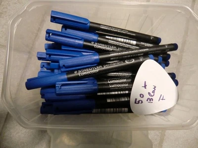 50 Permanentmarker Blau in Stärke  F - Bild 1 von 2