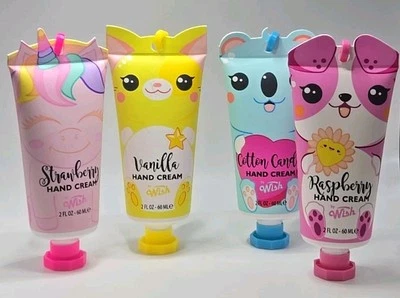 Lot Scented Hand Cream Backpack Clips Vanilla Cotton Candy Strawberry Raspberry - Image 1 of 4