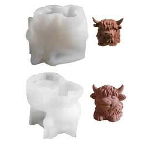 Yak Head Shape Silicone Molds for Epoxy Resin Soap Cement Silicone Molds - Picture 1 of 10