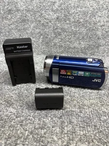 JVC Everio GZ-E200AU Full HD Camcorder mit Ladegerät & Akku - Bild 1 von 9