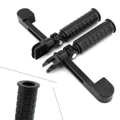Motorcycle Foot Pegs Footrest Black For Harley Softtail fxlr fxlrs fxst fxbr - Image 1 of 4