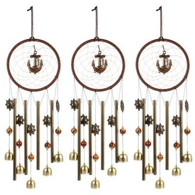  3 Count Wind Chime Hanging Wind Bell Hanging Decoration Unique Wind Horny - Image 1 of 4