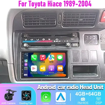 Return Back Product 4+64GB Car Radio For Toyota HiAce 1989-2004 Wireless CarPlay - image 1 of 4