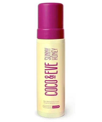 Coco & Eve Sunny Honey Bali Bronzing Natural Sunless Self Tan Mousse Ultra Dark