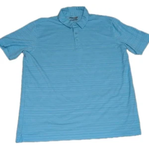 FILA Sports Performance Poloshirt Herren Large Aqua Golf feuchtigkeitsableitend Stretch - Bild 1 von 10
