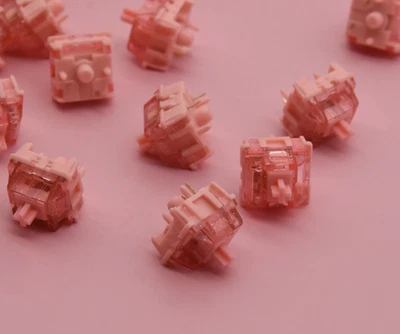 (x90) LUBED & FILMED hmx jammy linear mechanical keyboard switches - Image 1 of 2