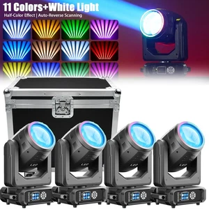 4x 250W LED Moving Head Light Gobo Beam Stage DJ Disco Bar DMX Effect Lighting - Picture 1 of 21