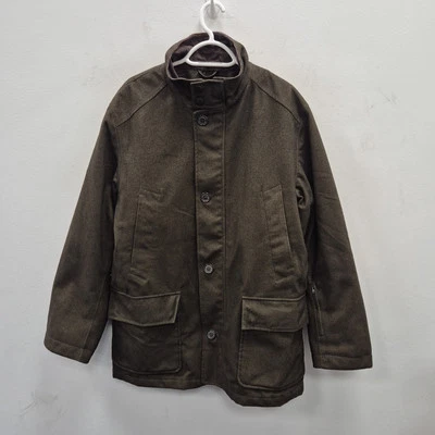 Barbour Challenger Herringbone Green Waterproof Breathable Coat Jacket Large - Image 1 of 4