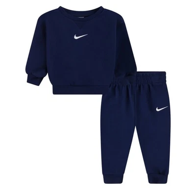 Nike Tuta da Neonato Girocollo Essential Blu Taglia 12 M Codice 66M188-U90 - Immagine 1 di 3