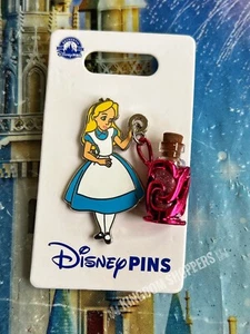 Disney Parks Alice In Wonderland OE Pin Drink Me Shrinking Potion Bottle - Picture 1 of 1