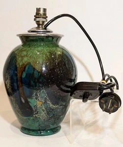 Art Deco WMF Ikora Green Glass & Chrome Lamp, 1930s - Bild 1 von 13