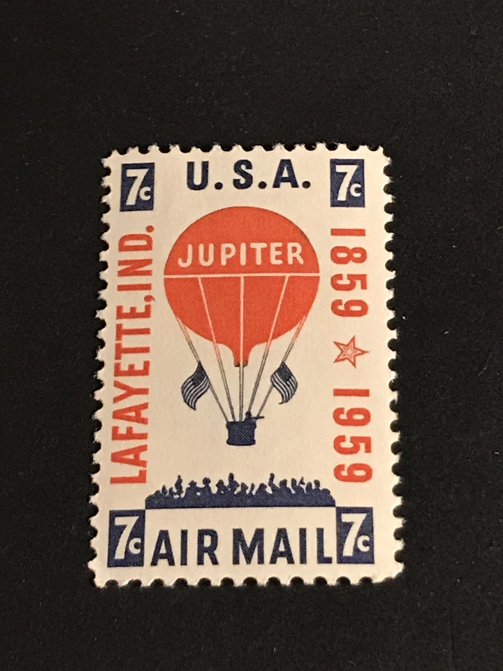 Scott #C54 Baloon Jupiter 07c - 1959 - Air Mail - Mint LH Single - Image 1 of 1