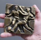 Vintage Pair of USSR Mid-Century Moscow Olympics Games Wall Decor Soviet Sport