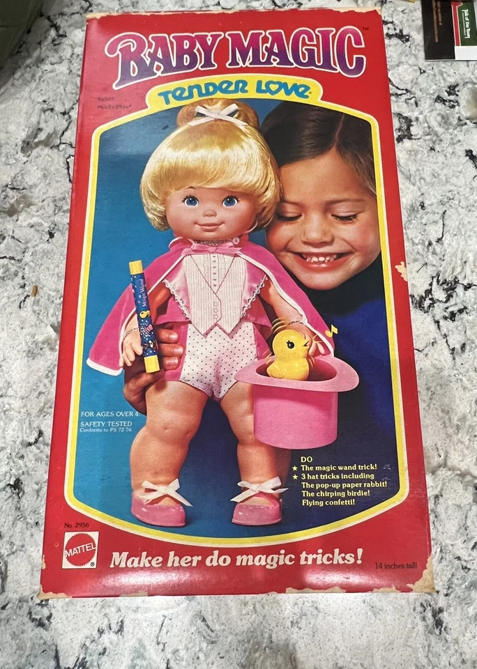 VINTAGE 1978 Mattel Baby Magic Doll Tender Love Brand New 14 Inches Tall - Image 1 of 4