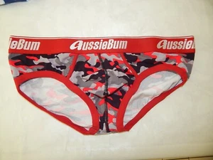 Aussiebum  XL Slip  top Qualität  Unterhose gemustert rot schwarz grau - Bild 1 von 2