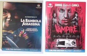Blu Ray La Bambola Assassina 2019 + Vampire 2011 Limited Edition + Booklet - Bild 1 von 5