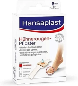 Hansaplast Hühneraugen Pflaster (1 x 8 Stück), mit Salicylsäure zur... - Bild 1 von 6