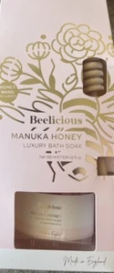 Beelicious Manuka Honey Luxury Bath Soak 300ml English Made With Honey Wand Gift - Picture 1 of 3