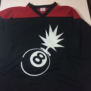 Vintage Monster Voodoo Machine Hockey Jersey Rare Find Metal Prong anthrax Sod - Picture 1 of 6