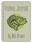 NEW A5 PERSONALISED FISHING LOG BOOK DIARY PLANNER DAD GRANDAD HOBBY GIFT 02