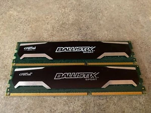 BLS4G3D1609DS1S00 CRUCIAL BALLISTICK (4GB X 2) DDR3-1600MHZ NON-ECC C4-9(3) - Picture 1 of 5