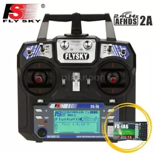 Flysky FS-i6 AFHDS 2.4GHz Transmitter with FS-iA6 Receiver f/ RC Helicopter Q0H8 - Picture 1 of 12