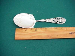 Servidor de flores frontal plano pequeño Noruega años 830 vintage - Imagen 1 de 5