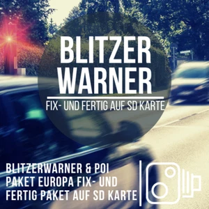 Blitzerwarner Fix- und Fertig Paket passend für VW RNS 510 auf 1gb SD Karte - Bild 1 von 2