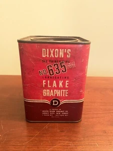 Vintage Dixon No.635 Lubricating Flake Graphite .453 Kilos - Picture 1 of 6