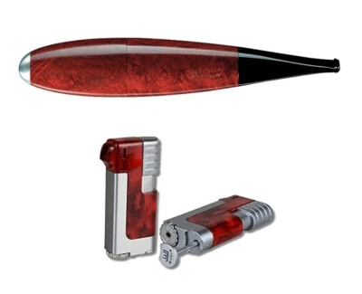 Vauen Pfeife Zeppelin +  Necuma Pfeifenfeuerzeug - Bild 1 von 4