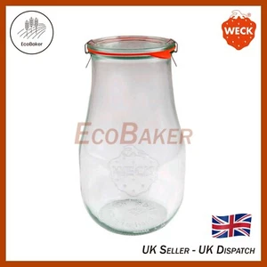 WECK 739 2700ml Storage Jar Incl Seal & Clamps. Canning, Yoghurt, Kimchi, Jam - Picture 1 of 1