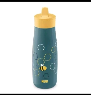 NUK Mini Me Flip Straw Toddler Water Bottle 15oz- New - Image 1 of 4