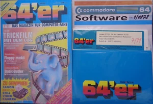 COMMODORE 64/128 -- 64´er AUSGABE 7/91 BEGLEITDISKETTE (MARKT & TECHNIK - DISK) - Bild 1 von 2