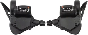 microSHIFT TS38 Thumb-Tap Shifter Set - 7 Speed, Triple, Optical Gear Indicator, - Picture 1 of 1