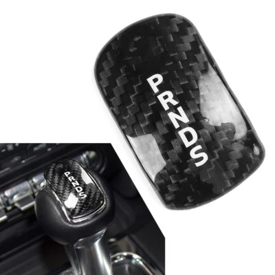 For Ford Mustang 2015 2016 2017-2023 Gear Shift Knob Cover Head Trim Black US - Image 1 of 4