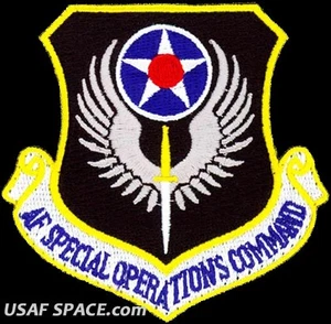 AUTHENTIC - AIR FORCE SPECIAL OPERATIONS COMMAND AFSOC MAJCOM USAF VEL PATCH - Picture 1 of 3
