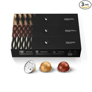Nespresso Capsules Vertuo Barista Flavored Pack Medium Roast Coffee 30 Ct 7.8oz - Picture 1 of 6