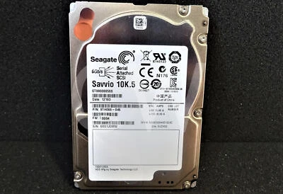 ST9900805SS Seagate SAVVIO 9TH066-046 10K.5 900GB 10K 6G 64MB 2.5''SAS HardDrive - Image 1 of 2