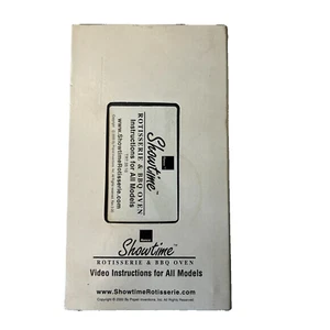 2000 Ronco Showtime Rotisserie BBQ Oven All Models Instructional Video VHS Tape - Picture 1 of 2